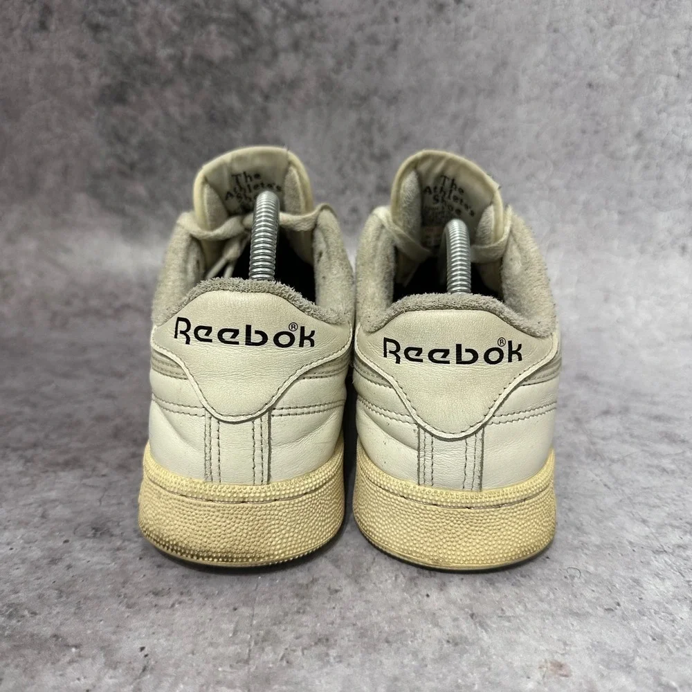 Reebok Club C 85 Vintage Made in USA Sneakers Mens 10.5 Chalk White Leather